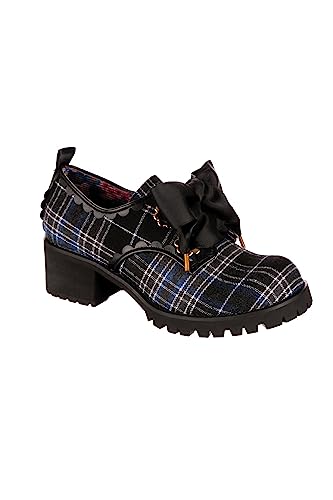 Irregular Choice Damen Klasse Act Oxford, Schwarz Silber Grau, 42 EU von Irregular Choice