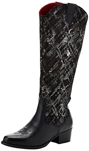 Irregular Choice Damen Knightsbridge Mode-Stiefel, Schwarz, 40 EU von Irregular Choice