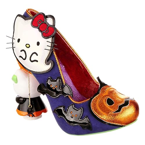 Irregular Choice Damen Kürbis Kitty Pumps, violett, 37 EU von Irregular Choice