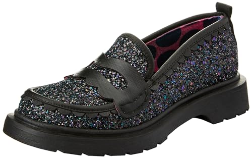 Irregular Choice Damen Live Laugh Laib Oxford-Schuh, Schwarz, 37 EU von Irregular Choice