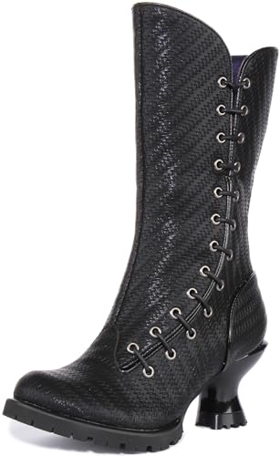 Irregular Choice Damen Marmorbogen Mode-Stiefel, Schwarz, 39 EU von Irregular Choice