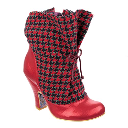 Irregular Choice Damen Marshmallow Mountain Stiefelette, rot, 36 EU von Irregular Choice