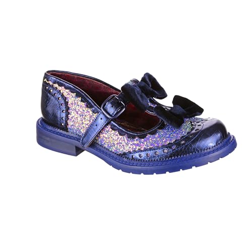 Irregular Choice Damen Mary Marie Flacher Slipper, blau, 42 EU von Irregular Choice