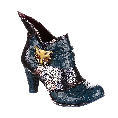 Irregular Choice Damen Miaow Stiefelette, Navy, 39 EU von Irregular Choice