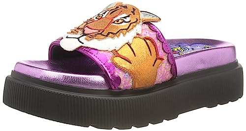Irregular Choice Damen On The Prowl Flache Sandale, violett, 37 EU von Irregular Choice