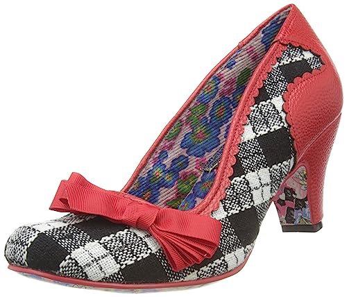 Irregular Choice Damen Palm Cove Pumps, rot/schwarz, 42 EU von Irregular Choice