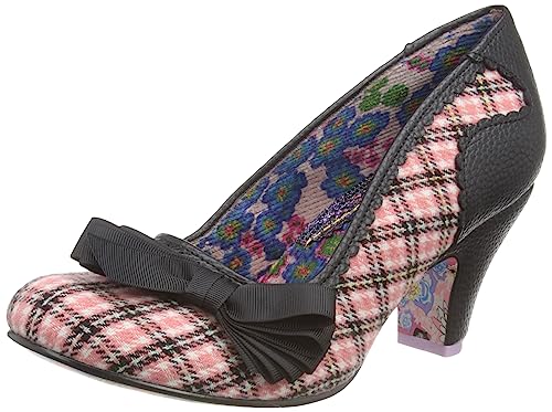 Irregular Choice Damen Palm Cove Pumps, schwarz/pink, 42 EU von Irregular Choice