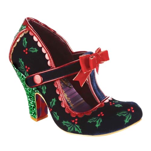 Irregular Choice Damen Perfektes Paket Pumps, Navy, 36 EU von Irregular Choice