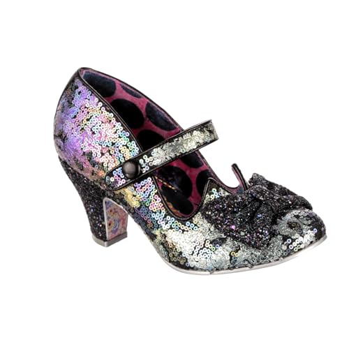 Irregular Choice Damen Piccolo Oxford, Schwarze Pailletten, 37 EU von Irregular Choice