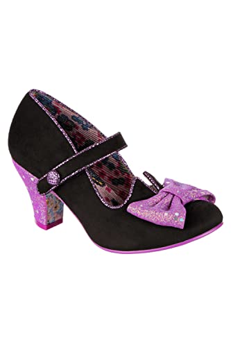 Irregular Choice Damen Piccolo Oxford, schwarz/lila, 42 EU von Irregular Choice