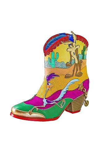 Irregular Choice Damen Piepton Stiefelette, Mehrfarbiges Gelb, 38 EU von Irregular Choice