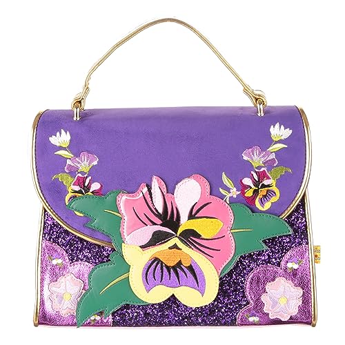 Irregular Choice Damen Saphir-Stil Handtasche, violett von Irregular Choice