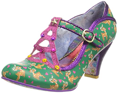 Irregular Choice Damen Schön festlich Oxford, Grün/Violett von Irregular Choice