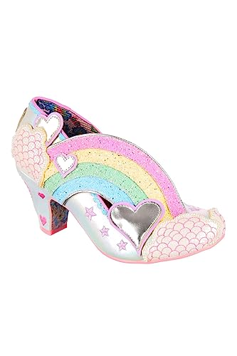 Irregular Choice Damen Sommerduschen Pumps, Blau/Mehrfarbig, 38 EU von Irregular Choice