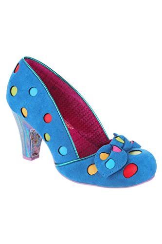 Irregular Choice Damen Spot The Dot Pumps, blau, 37 EU von Irregular Choice