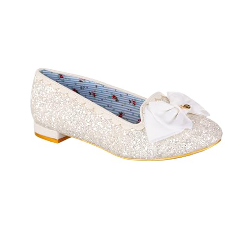 Irregular Choice Damen Sulu Wf Ballerinas, weiß, 39 EU Weit von Irregular Choice