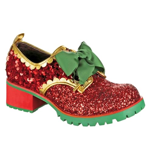 Irregular Choice Damen Thinking About You Oxford, rot, 39 EU von Irregular Choice