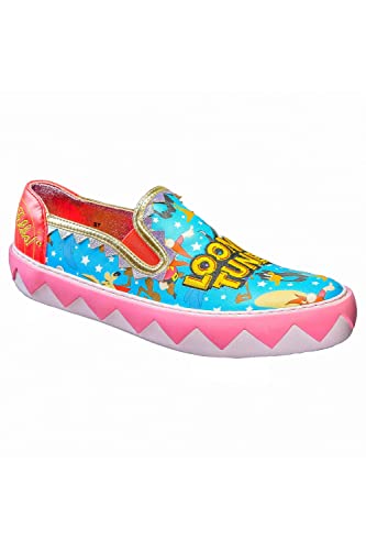 Irregular Choice Damen Time for a Show Skate-Schuh, Blau/Violett, 43 EU von Irregular Choice