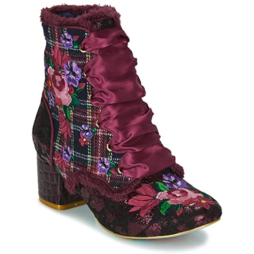 Irregular Choice Damen Toasty Toes Mode-Stiefel, Bordeaux, 40 EU von Irregular Choice