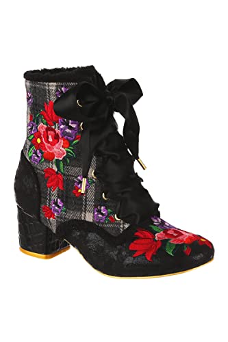 Irregular Choice Damen Toasty Toes Mode-Stiefel, Schwarz, 39 EU von Irregular Choice