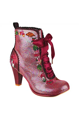 Irregular Choice Damen Woodland Wander Mode-Stiefel, rot, 38 EU von Irregular Choice