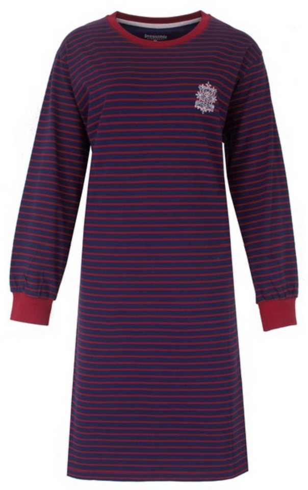 Irresistible Nachthemd Damen Schlafshirt mit langem Arm und Bündchen (1-tlg) Baumwolle von Irresistible