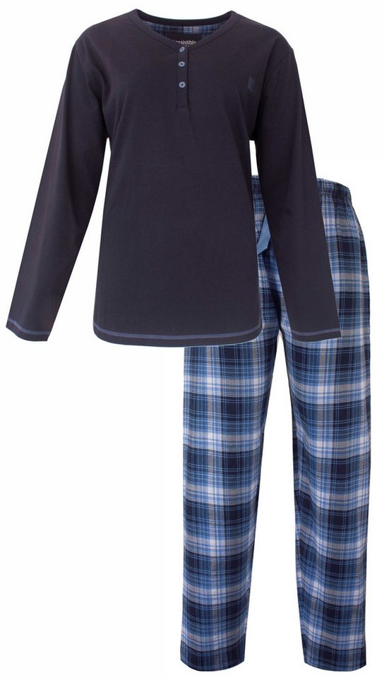 Irresistible Schlafanzug Damen Pyjama mit langem Arm (2 tlg) Baumwolle von Irresistible