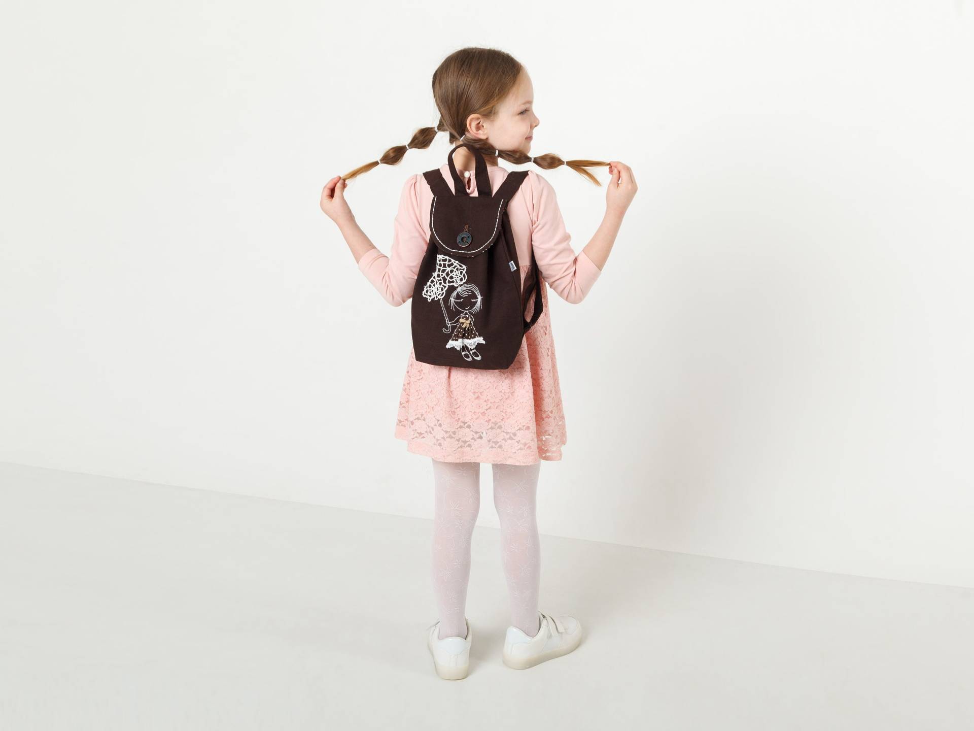 Bestickter Rucksack Kleinkind Mädchen Mini Für Kindergarten von IrunToysGift