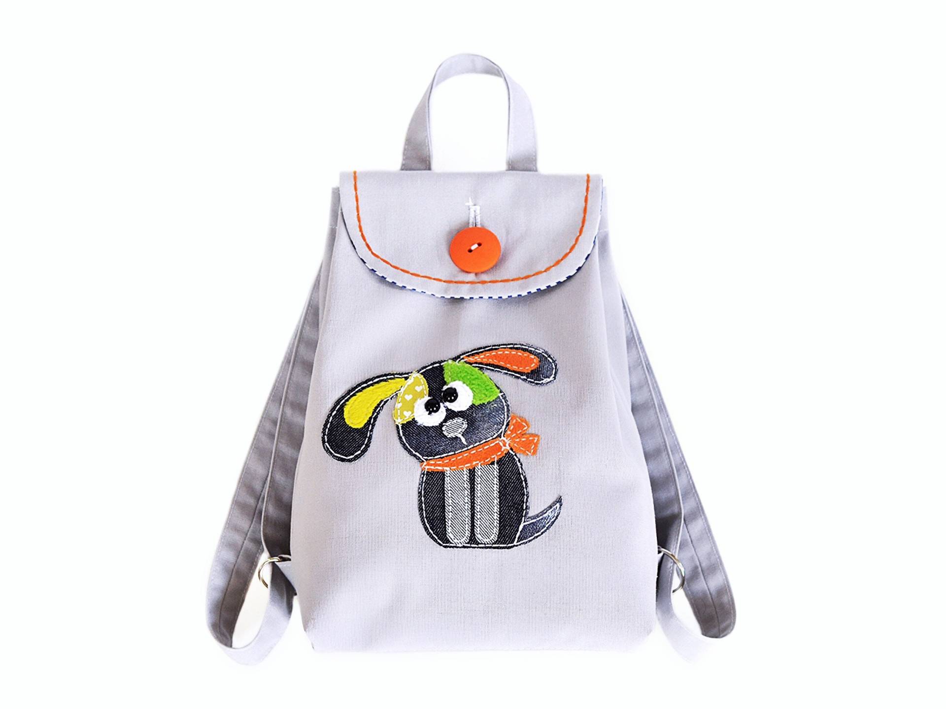 Kinder Leinen Rucksack Kleinkind Mini Canvas Hund Kindergarten von IrunToysGift