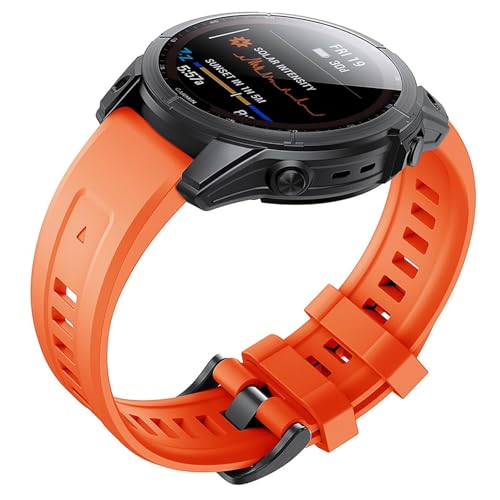 Armband Kompatibel mit Garmin Approach S62 / S60 Armbänder, 22 mm Silikonband Sportarmband Uhr Ersatzarmband für Garmin Approach S62 / S60 Uhrenarmband für Damen Herren von IsMoon