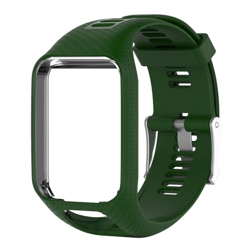 IsMoon Armband für Tomtom Runner 2 Armband Damen Herren, Einstellbar Weich Silikon Armbänder Sport Ersatzarmband Kompatibel mit Tomtom Runner 2 Uhrenarmband Zubehör IsMoon Armband für Tomtom Runner 2 Armband Damen Herren, Einstellbar Weich Silikon Armbänder Sport Ersatzarmband Kompatibel mit Tomtom Runner 2 Uhrenarmband Zubehör von IsMoon