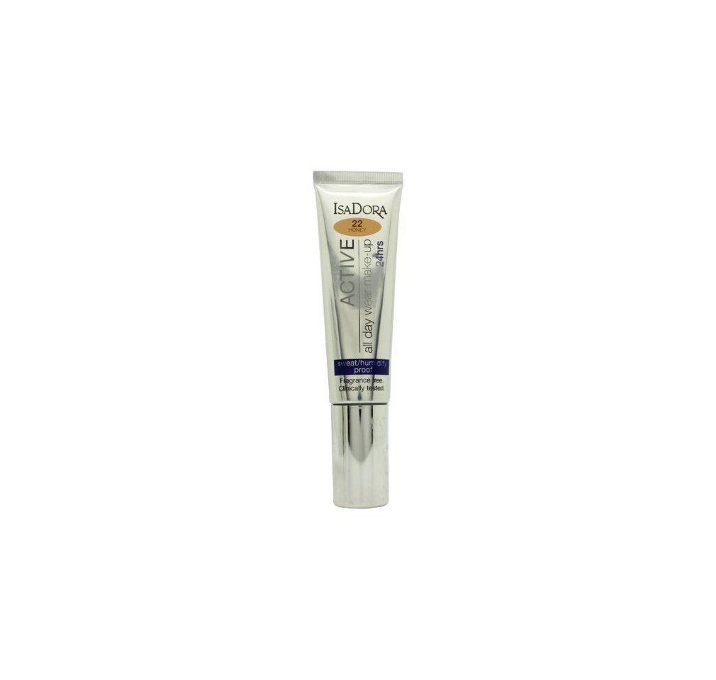 IsaDora Foundation Active All Day Wear Foundation 35ml - 22 Honey von IsaDora