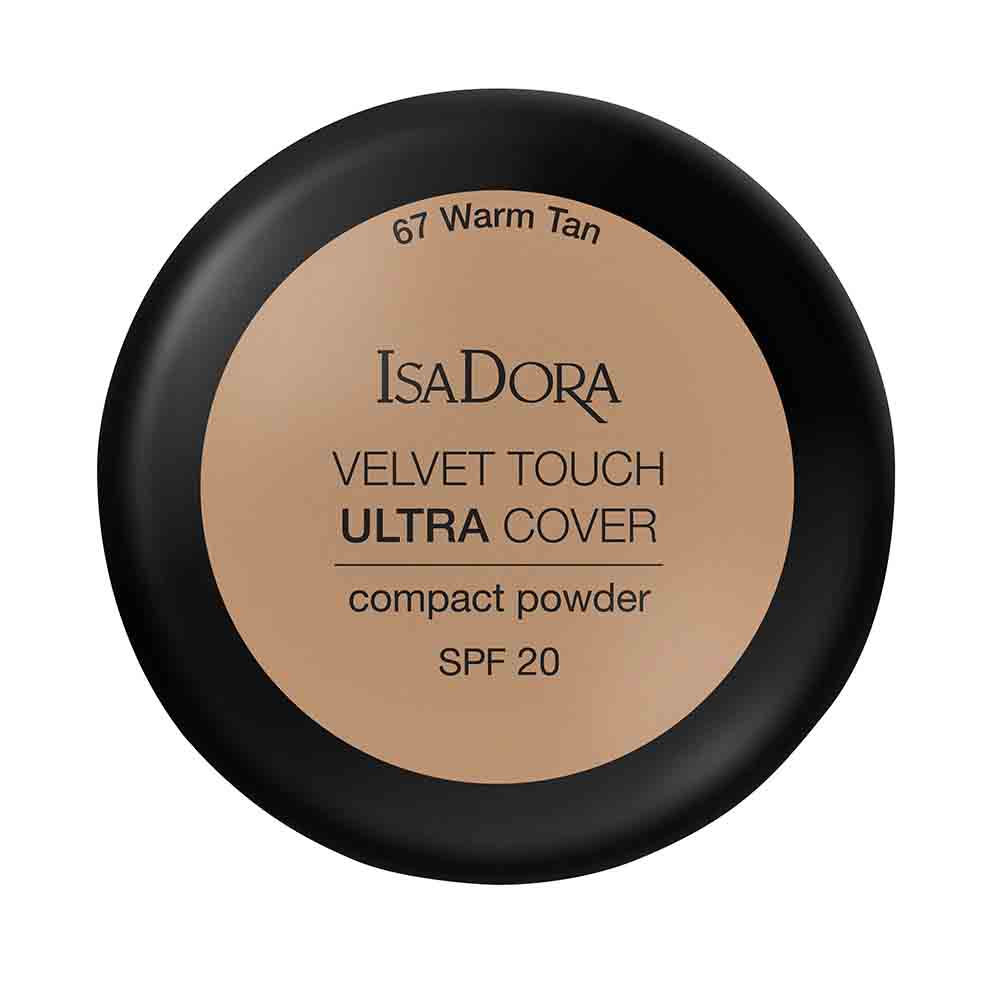 IsaDora Teint Velvet Touch Ultra Cover Compact Powder SPF 20 10 g Warm Tan von IsaDora