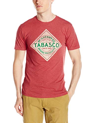 Isaac Morris Tabasco Label Herren-T-Shirt, kurzärmelig - Rot - X-Groß Isaac Morris Tabasco Label Herren-T-Shirt, kurzärmelig - Rot - X-Groß von Isaac Morris