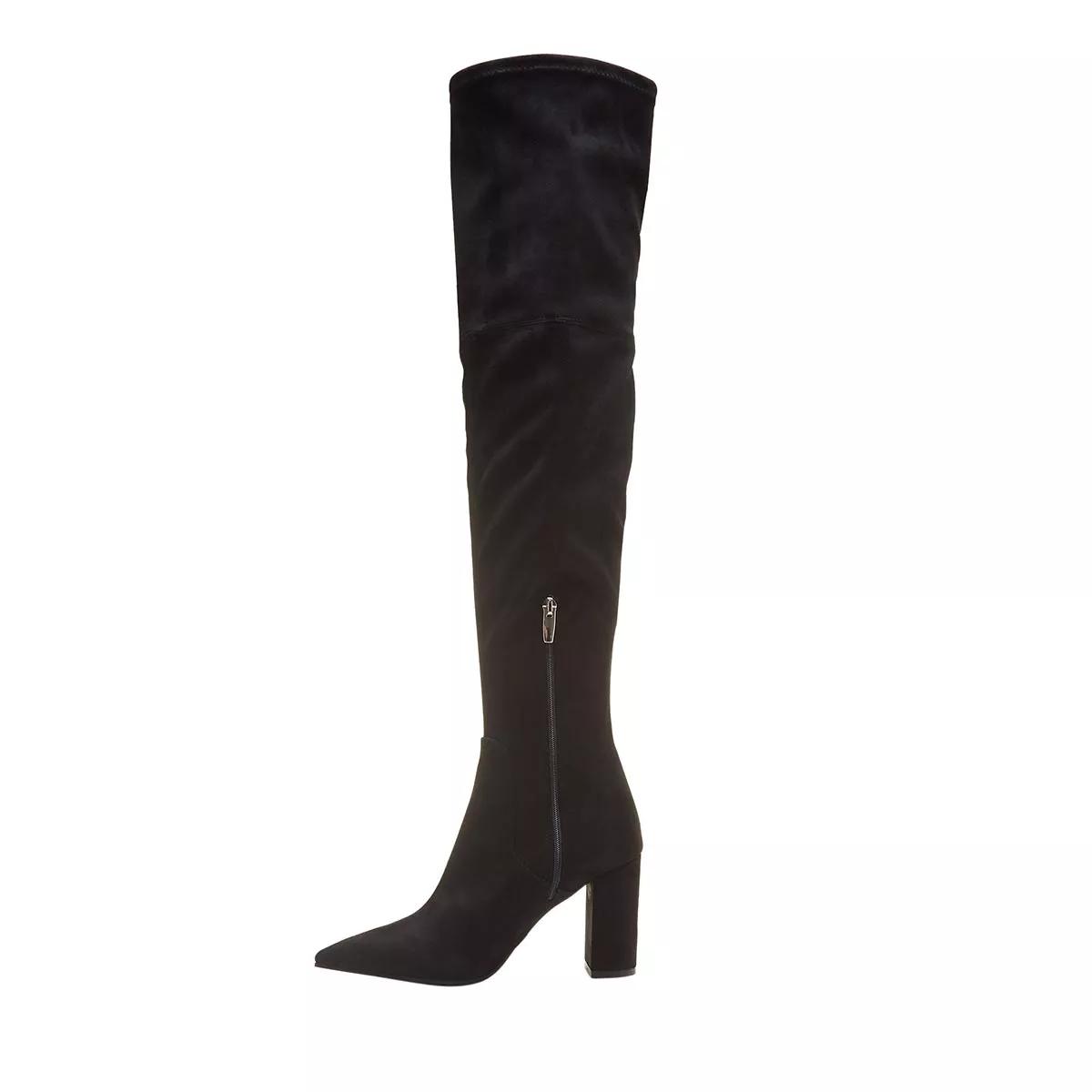 Isabel Bernard Boots & Stiefeletten - Vendôme Fem Suede Stretch Overknee Boots - Gr. 38 (EU) - in Schwarz - für Damen von Isabel Bernard