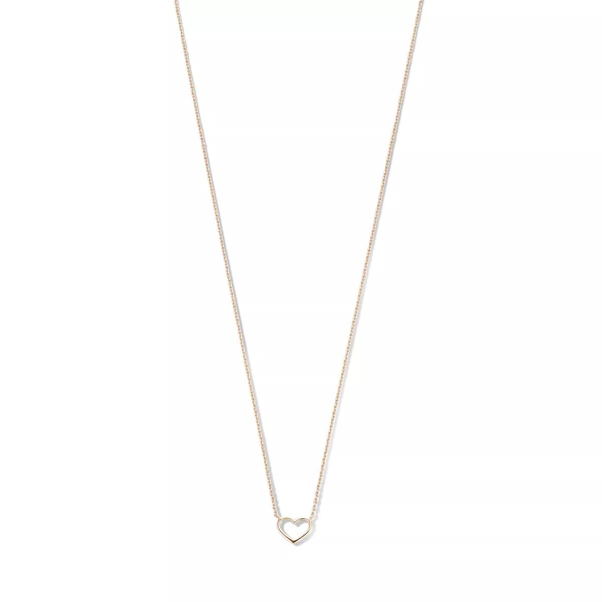 Isabel Bernard Halskette - La Concorde Alizã©E 14 Karat Necklace With Heart - Gr. unisize - in Quarz - für Damen von Isabel Bernard