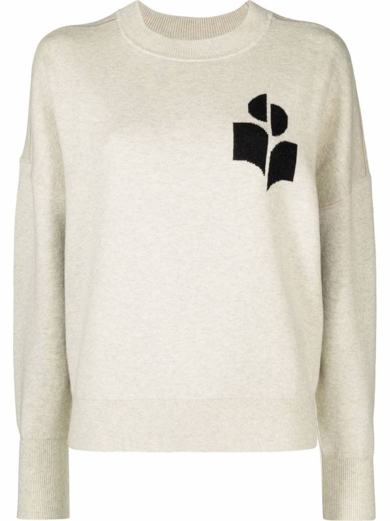 MARANT ÉTOILE Atlee Intarsien-Pullover - Grau von MARANT ÉTOILE