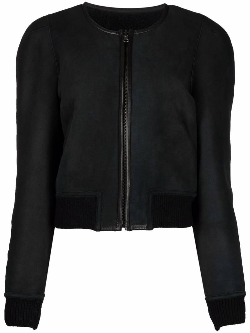 MARANT ÉTOILE Bomberjacke ohne Kragen - Schwarz von MARANT ÉTOILE