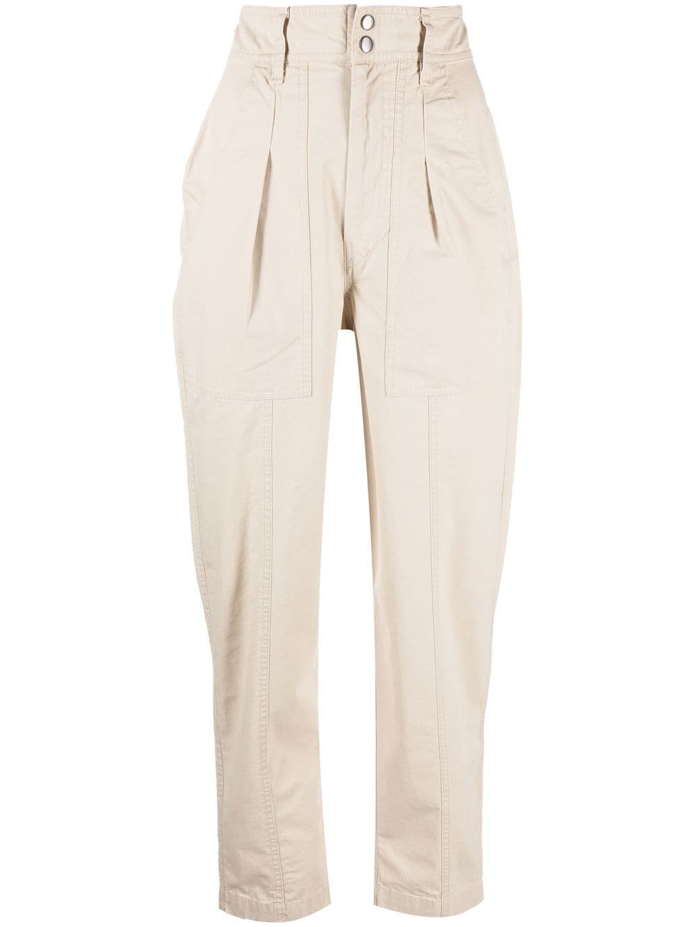 MARANT ÉTOILE Klassische High-Waist-Hose - Nude von MARANT ÉTOILE