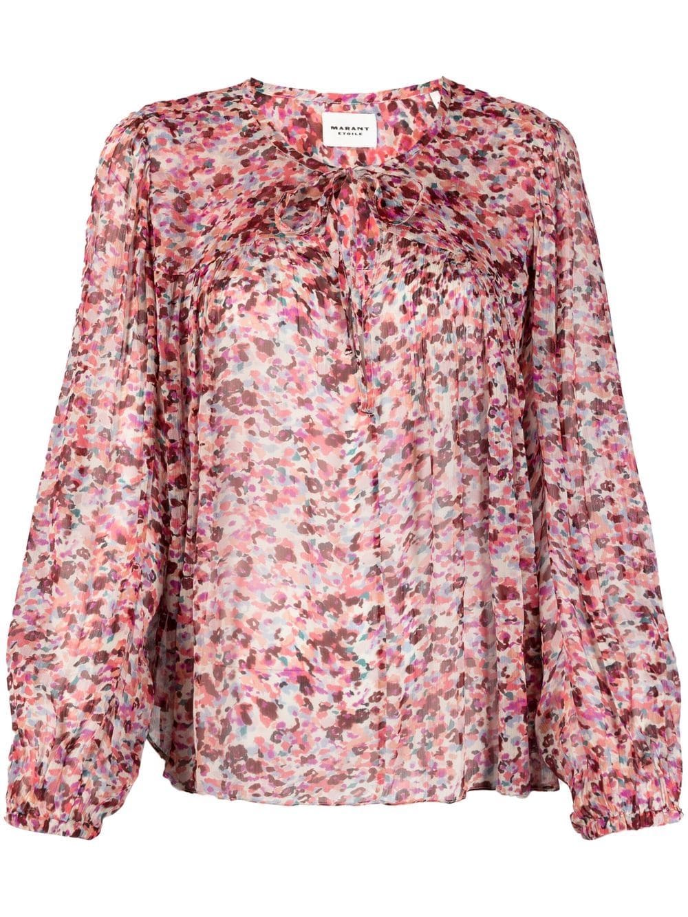 MARANT ÉTOILE Bluse mit Kordelzug - Rosa von MARANT ÉTOILE