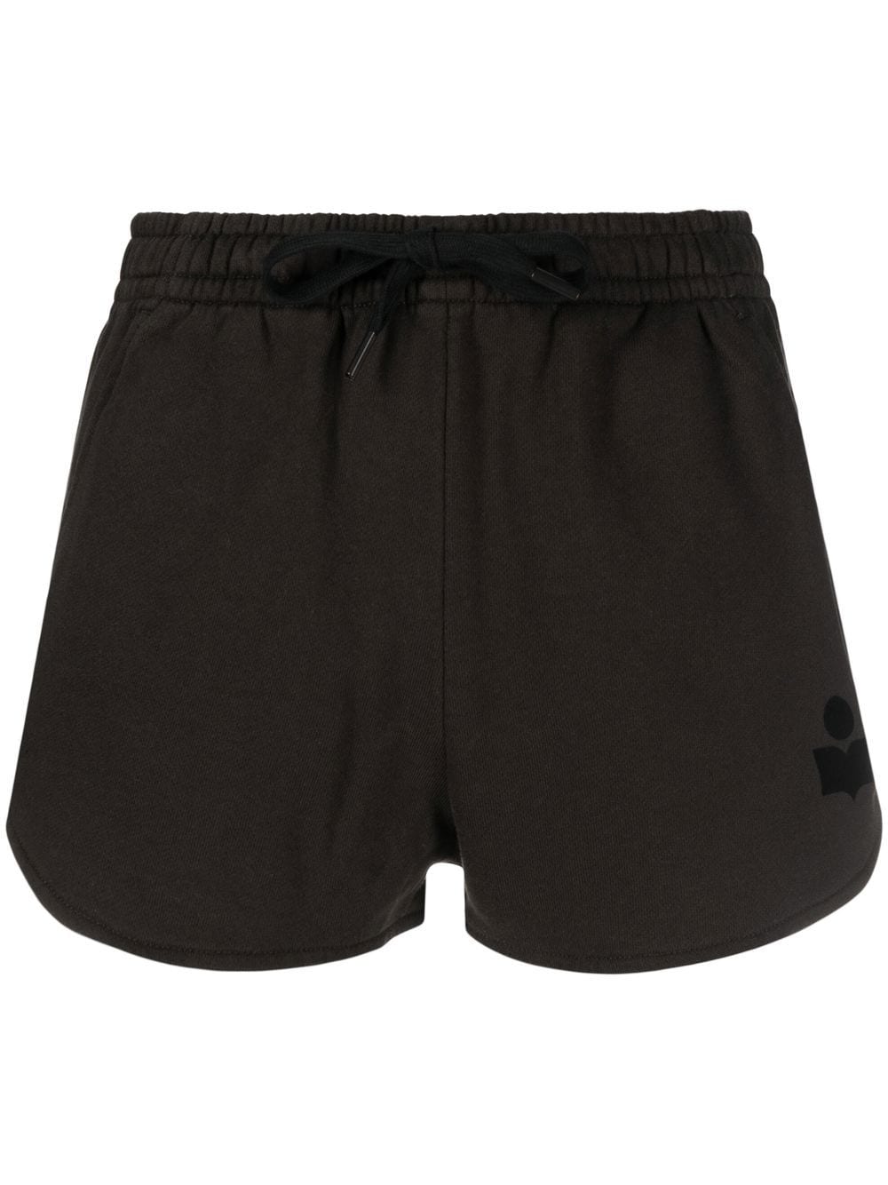 MARANT ÉTOILE Shorts mit Logo-Print - Schwarz von MARANT ÉTOILE