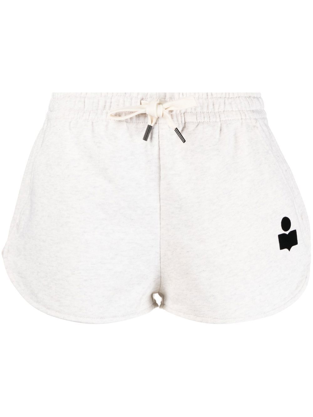 MARANT ÉTOILE Sport-Shorts mit Logo-Print - Nude von MARANT ÉTOILE