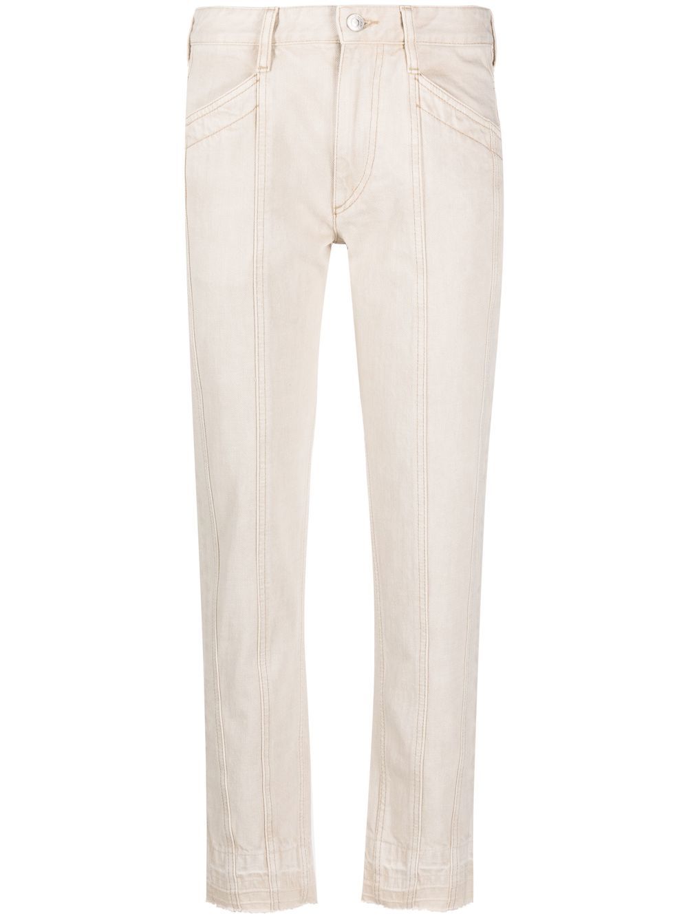 MARANT ÉTOILE Tief sitzende Slim-Fit-Jeans - Nude von MARANT ÉTOILE