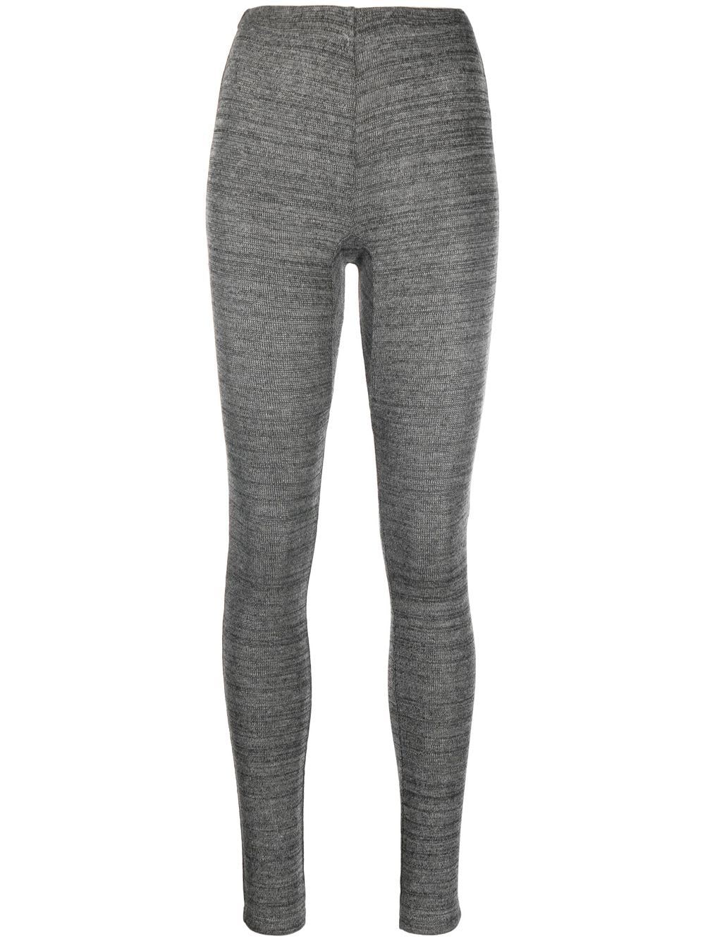 MARANT ÉTOILE Gerippte Leggings mit hohem Bund - Grau von MARANT ÉTOILE