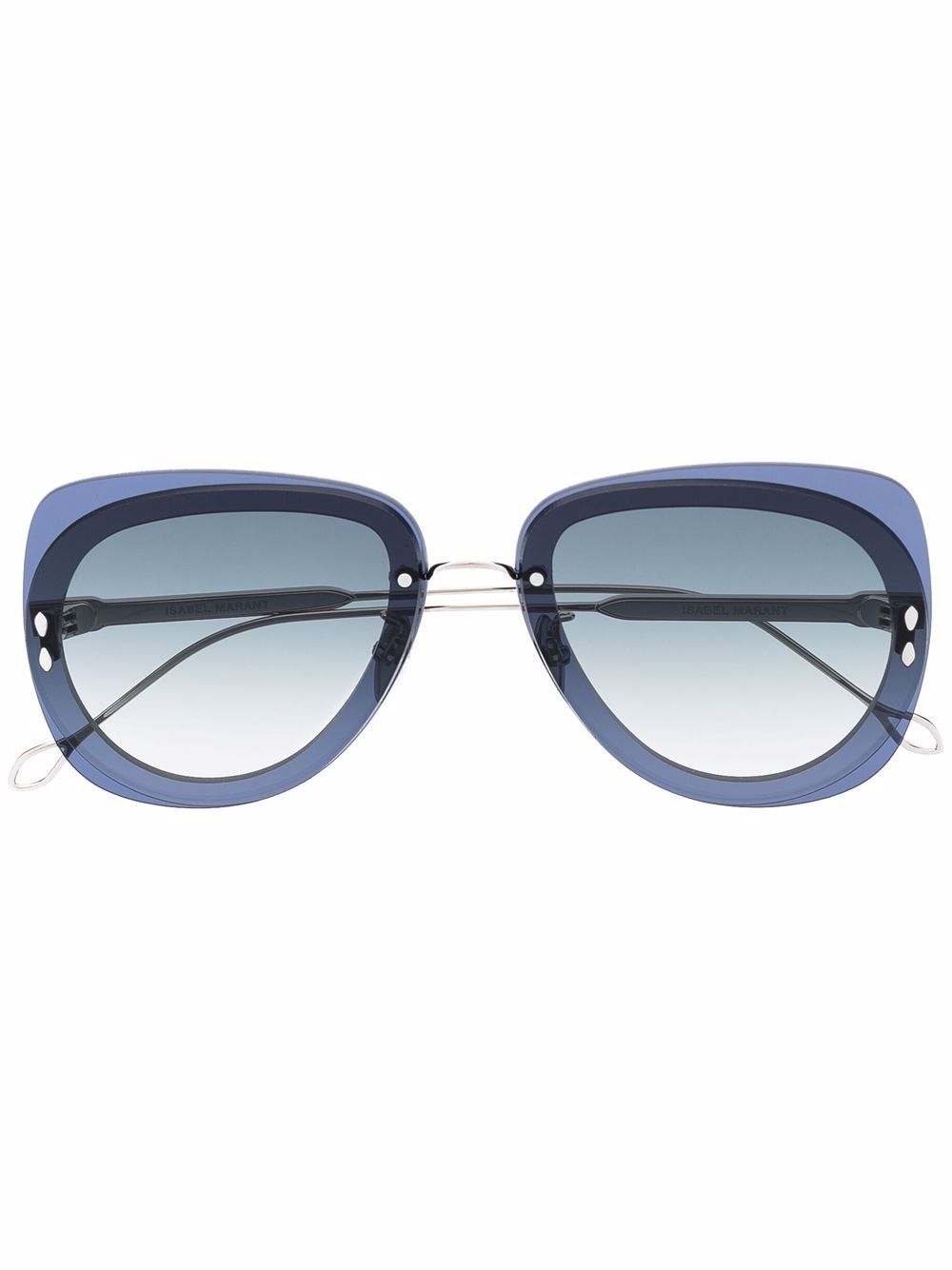 Isabel Marant Eyewear Eckige Sonnenbrille - Silber von Isabel Marant Eyewear