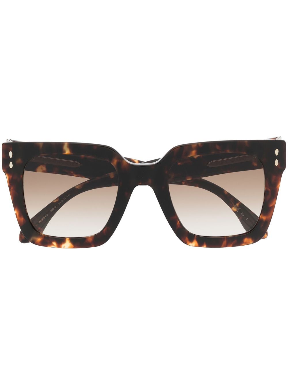 Isabel Marant Eyewear Oversized-Sonnenbrille in Schildpattoptik - Braun von Isabel Marant Eyewear