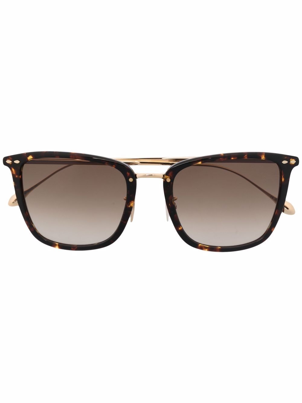 Isabel Marant Eyewear Sonnenbrille in Schildpattoptik - Gold von Isabel Marant Eyewear