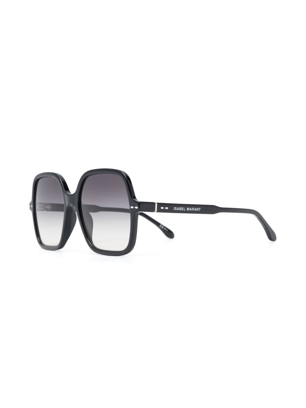 Isabel Marant Eyewear Sonnenbrille mit eckigem Gestell - Schwarz von Isabel Marant Eyewear