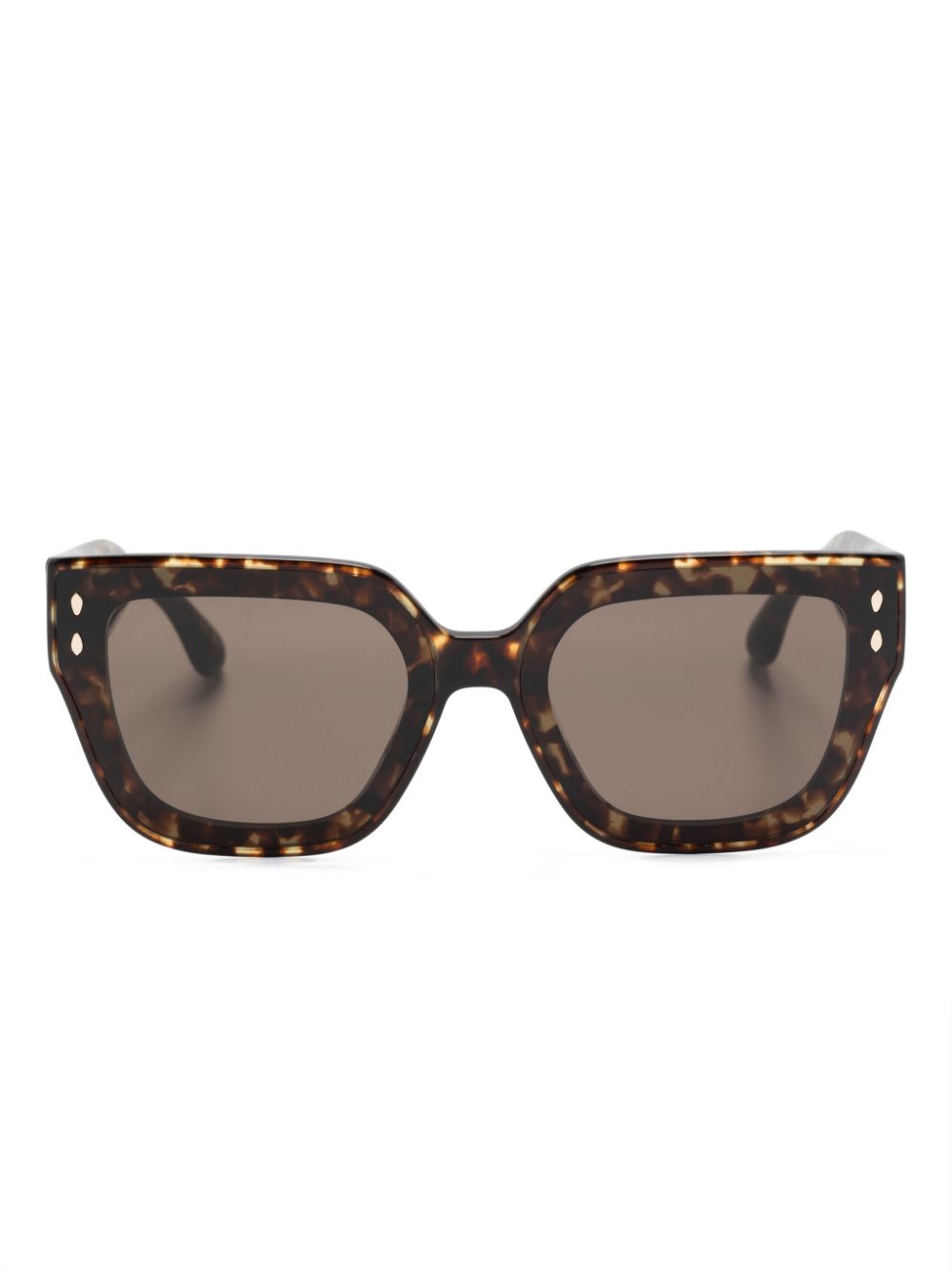 Isabel Marant Eyewear Sonnenbrille mit eckigem Gestell - Braun von Isabel Marant Eyewear