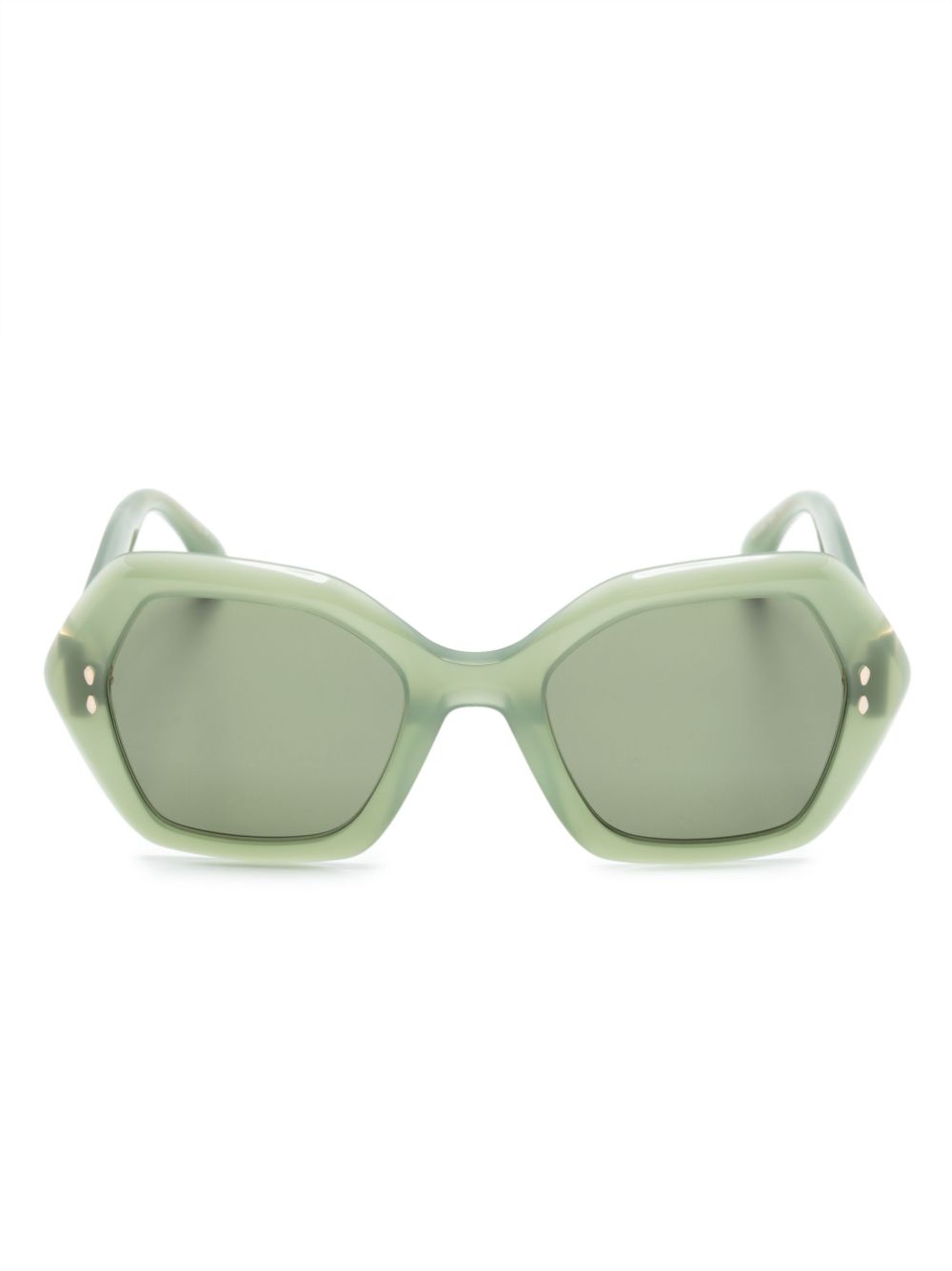 Isabel Marant Eyewear Sonnenbrille mit Oversized-Gestell - Grün von Isabel Marant Eyewear